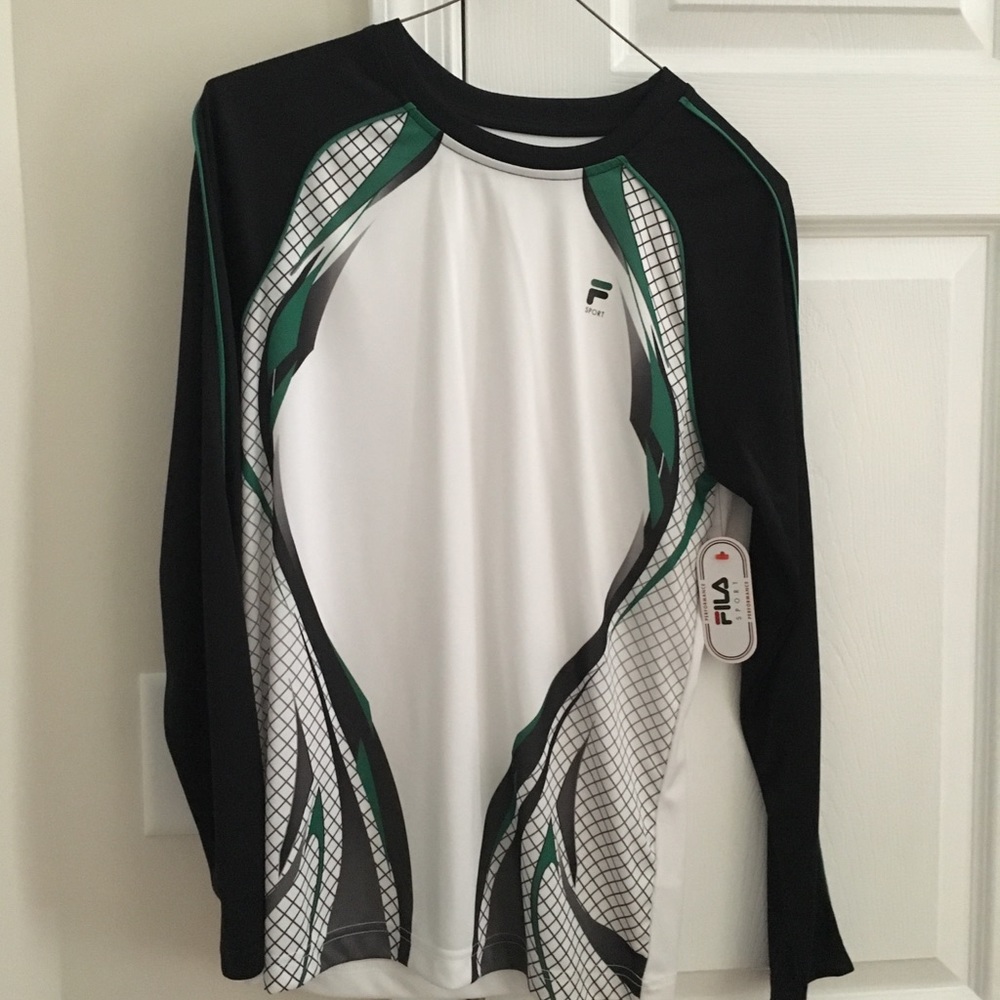 NWT Fila Long Sleeve Athletic Jersey